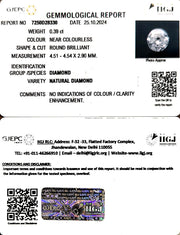 0.39/CT Natural Diamond Gemstone